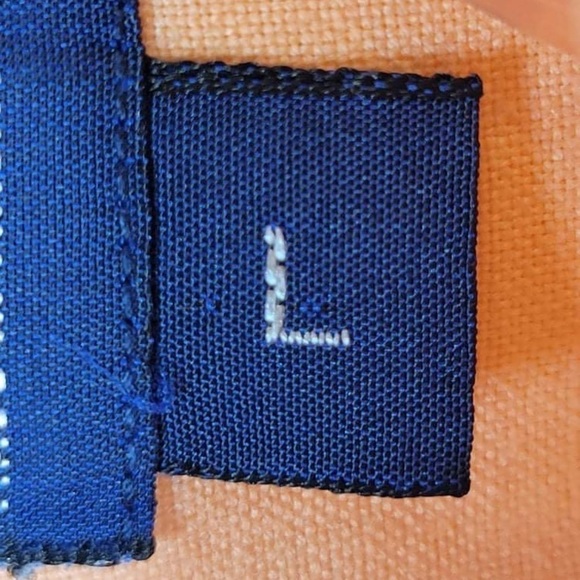 Polo Ralph Lauren Button Down Embroidered Crest  Men's Large Shirt Orange - Picture 6 of 9